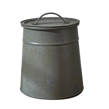 Gray Metal Cookie Jar - Park Designs - The Fox Decor